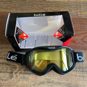 Bollé Mojo Shiny Black Lemon Lens Googles ski snowboard